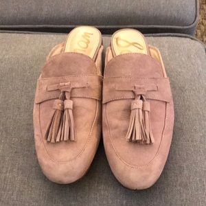 Sam Edelman soft pink mules